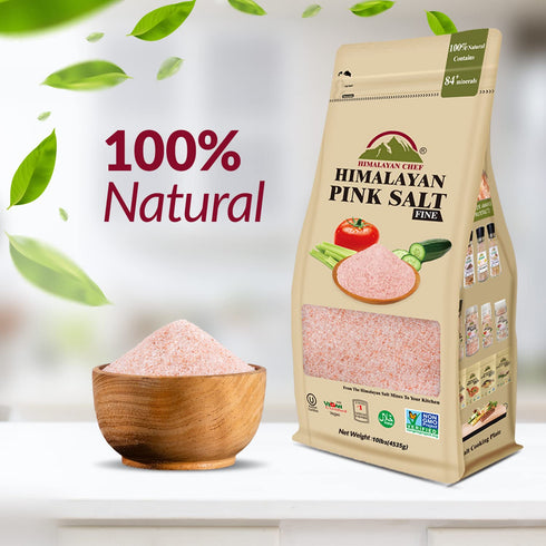 Pink Salt Fine Grain 20 lbs | HIMALAYAN CHEF